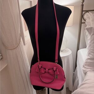 Aldo Vibrant Pink Crossbody Bag with Bow